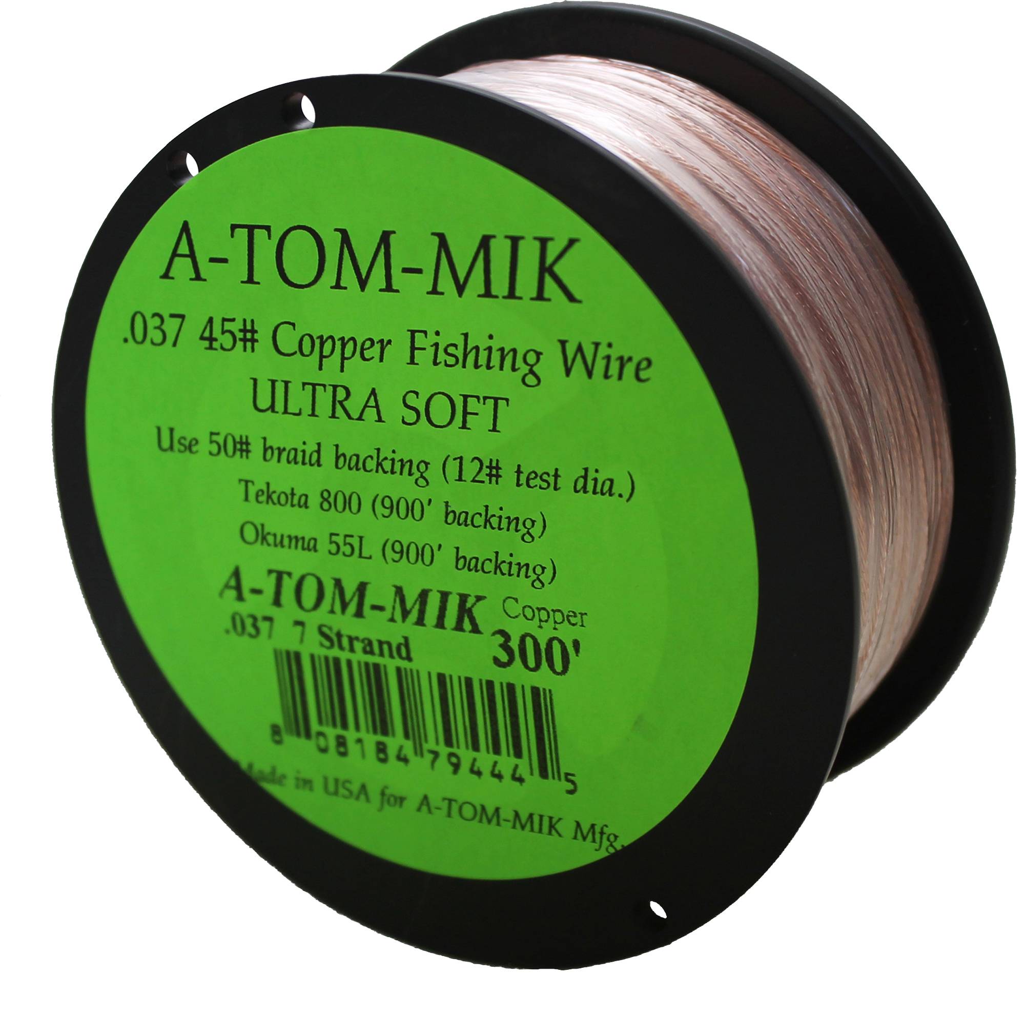 Copper fishing line