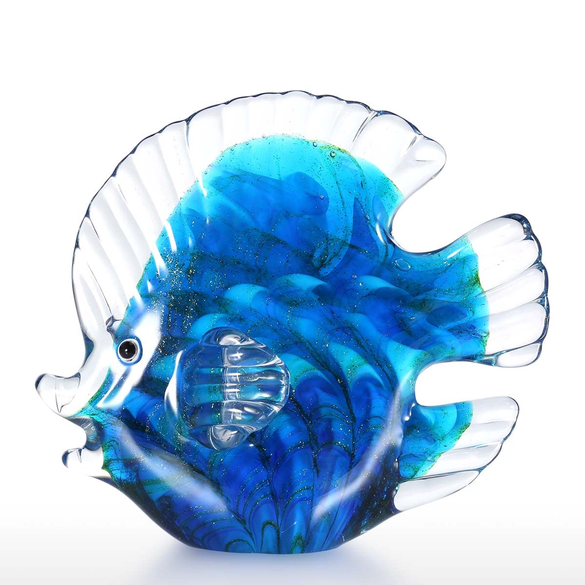 Blue glass fish