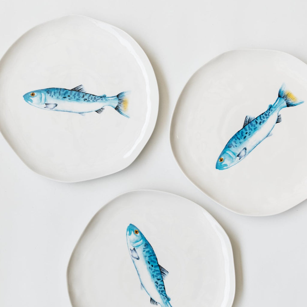 Blue Fish Plates: A Conversation Starter