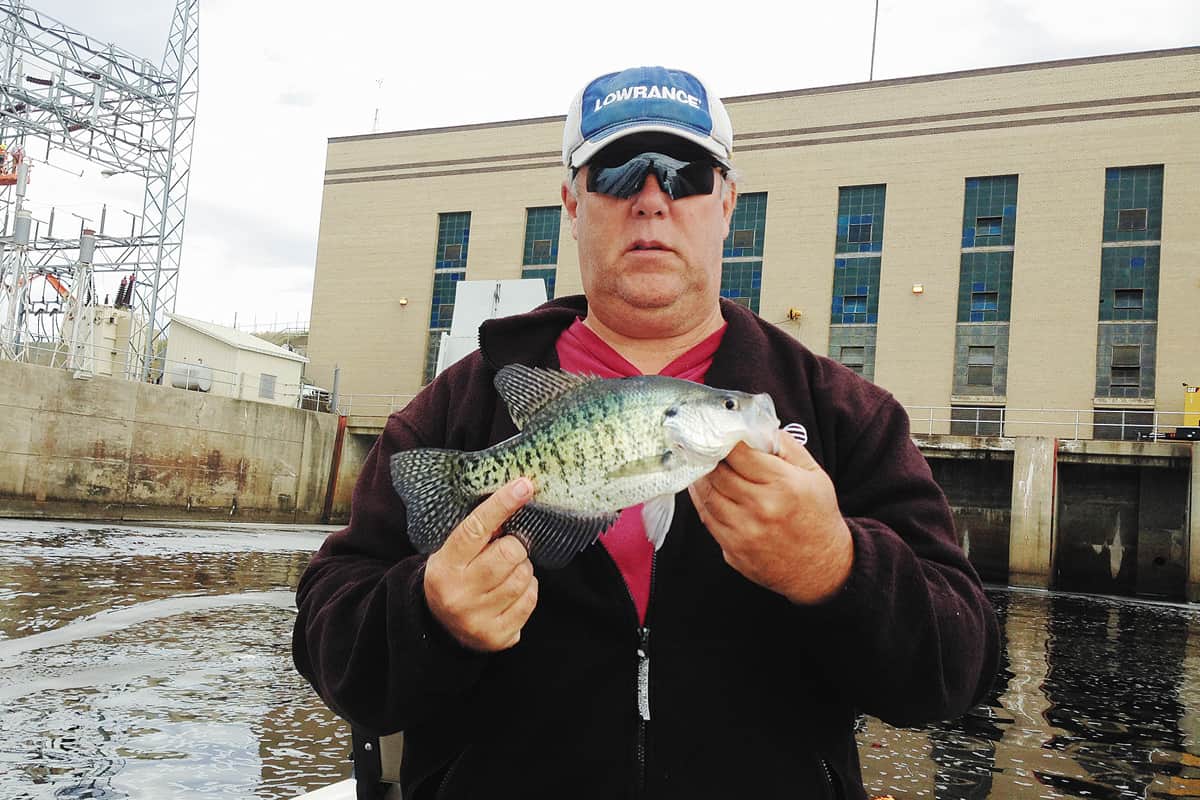 Spillway fishing