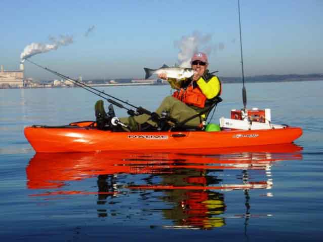 Kayaking fishing rod