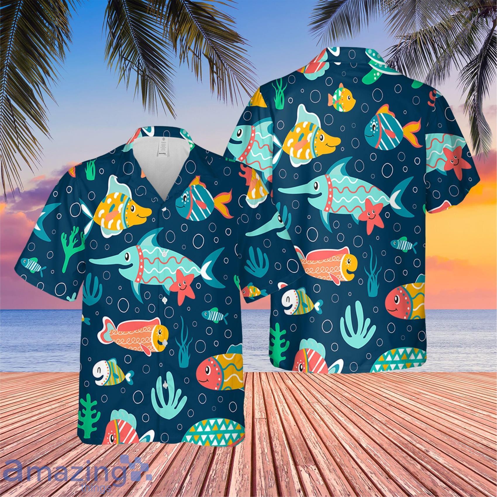 Fish hawaiian shirt