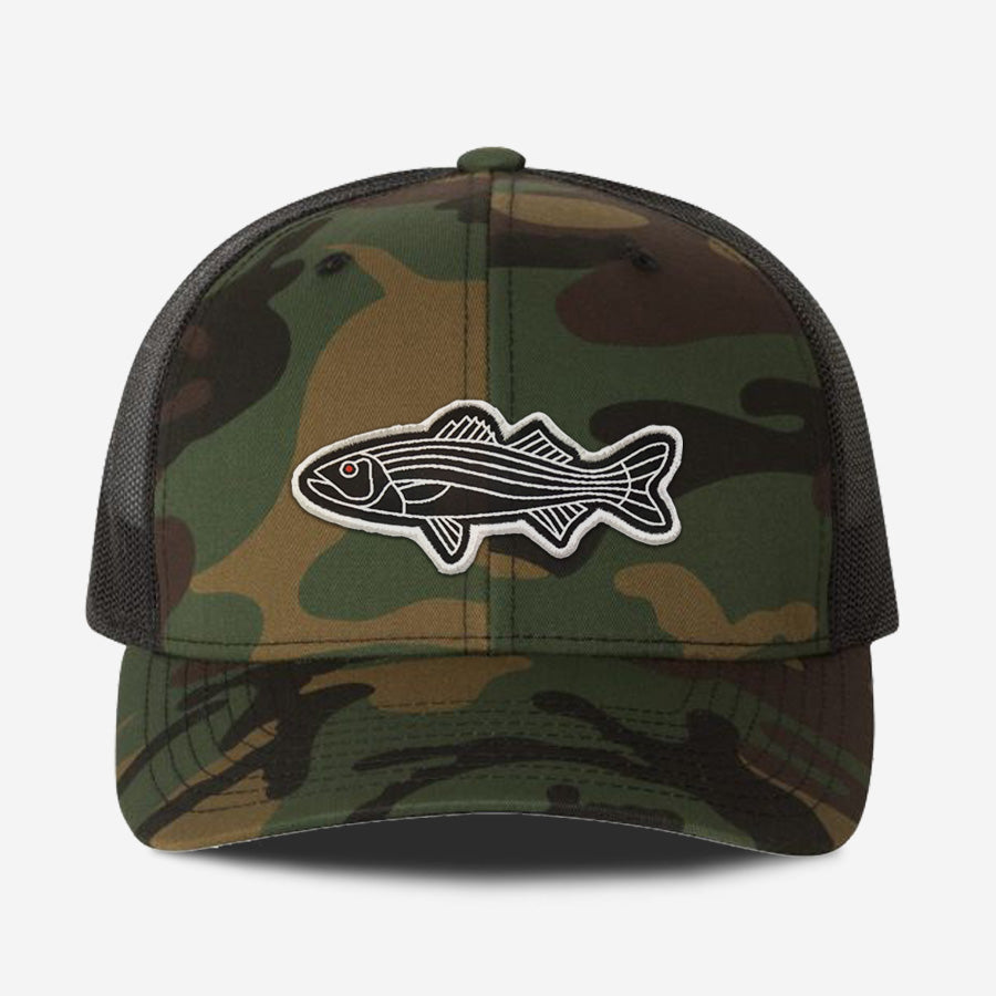 Fishing hat camo