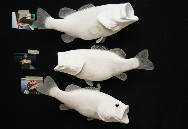 Fish replica blanks