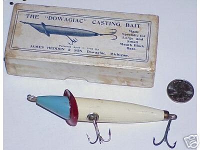 Heddon antique fishing lures