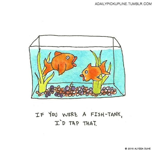 Fish pickup lines