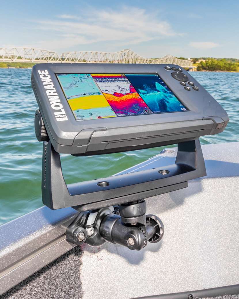 Fish finder on jon boat