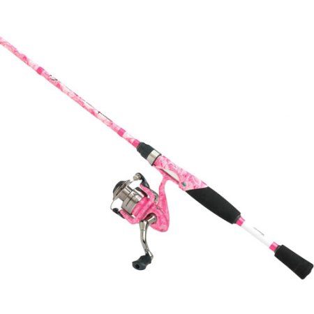 Pink fishing rods