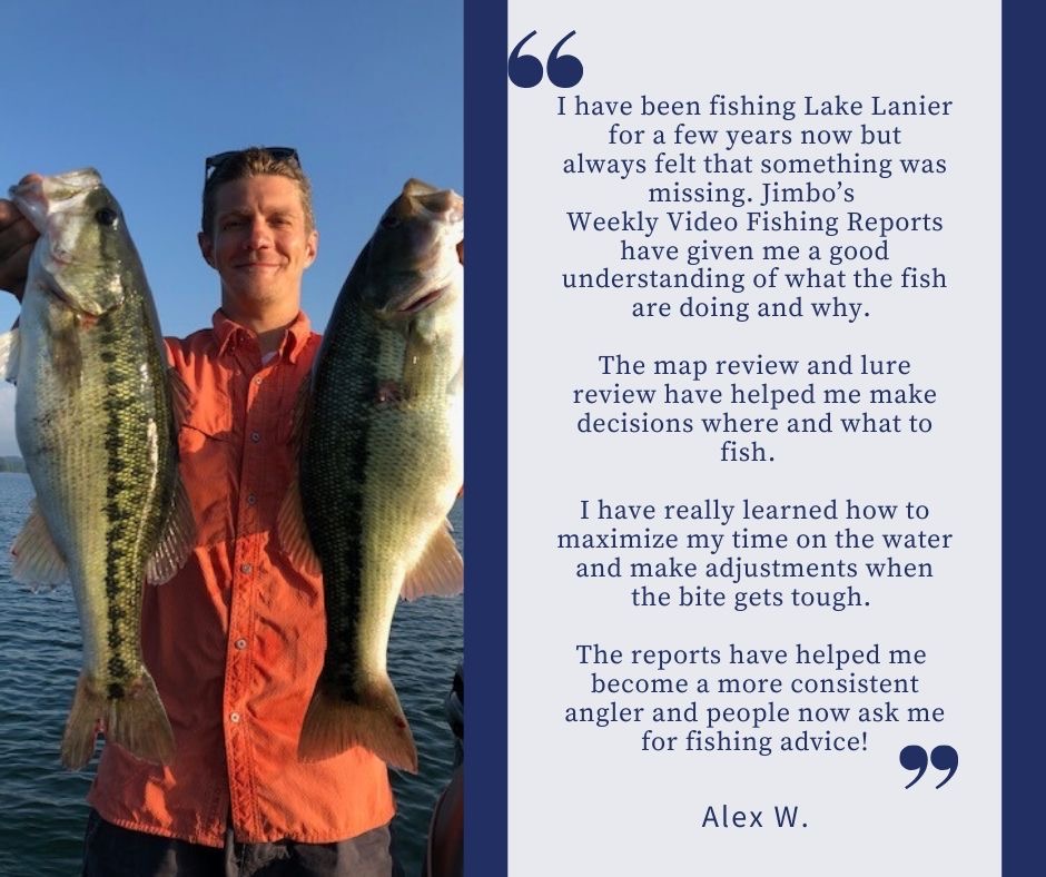 Lanier fishing report