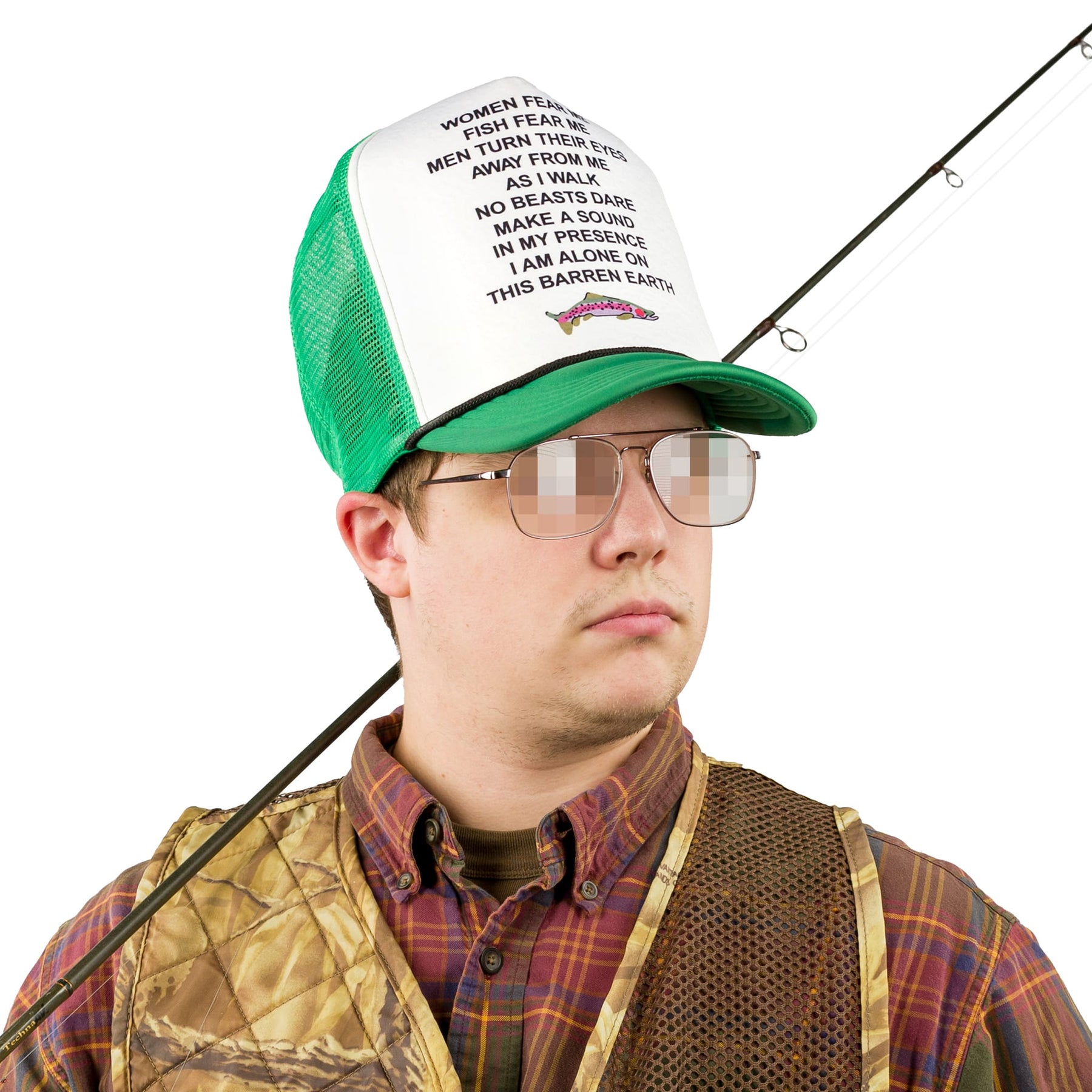 Long fishing hat