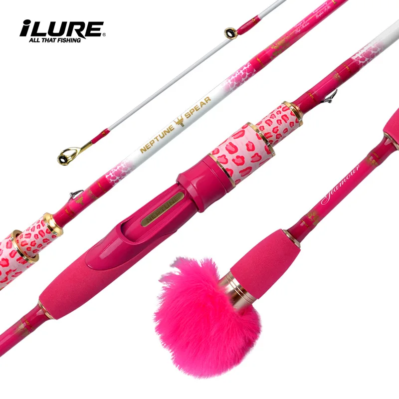 Pink fishing pole