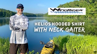 Helios hooded fishing shirts with gaiter